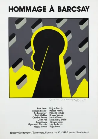 Hommage Á Barcsay, ajánlással