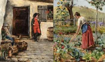 Pipázó úr és Kertészkedő hölgy párban