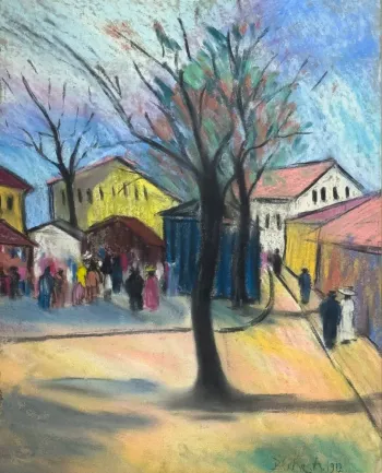 Utcarészlet, 1912