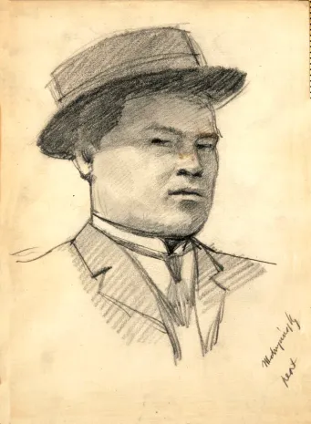 Mednyánszky László (1852–1919), Férfi portré