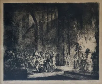 Krisztus és a házasságtörő nő, 1935