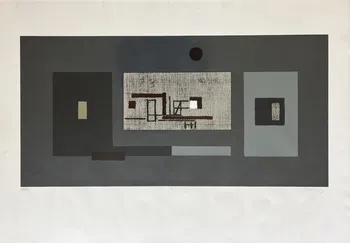 Kompozíció szürkében, 1986, 102/140