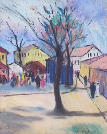 Utcarészlet, 1912
